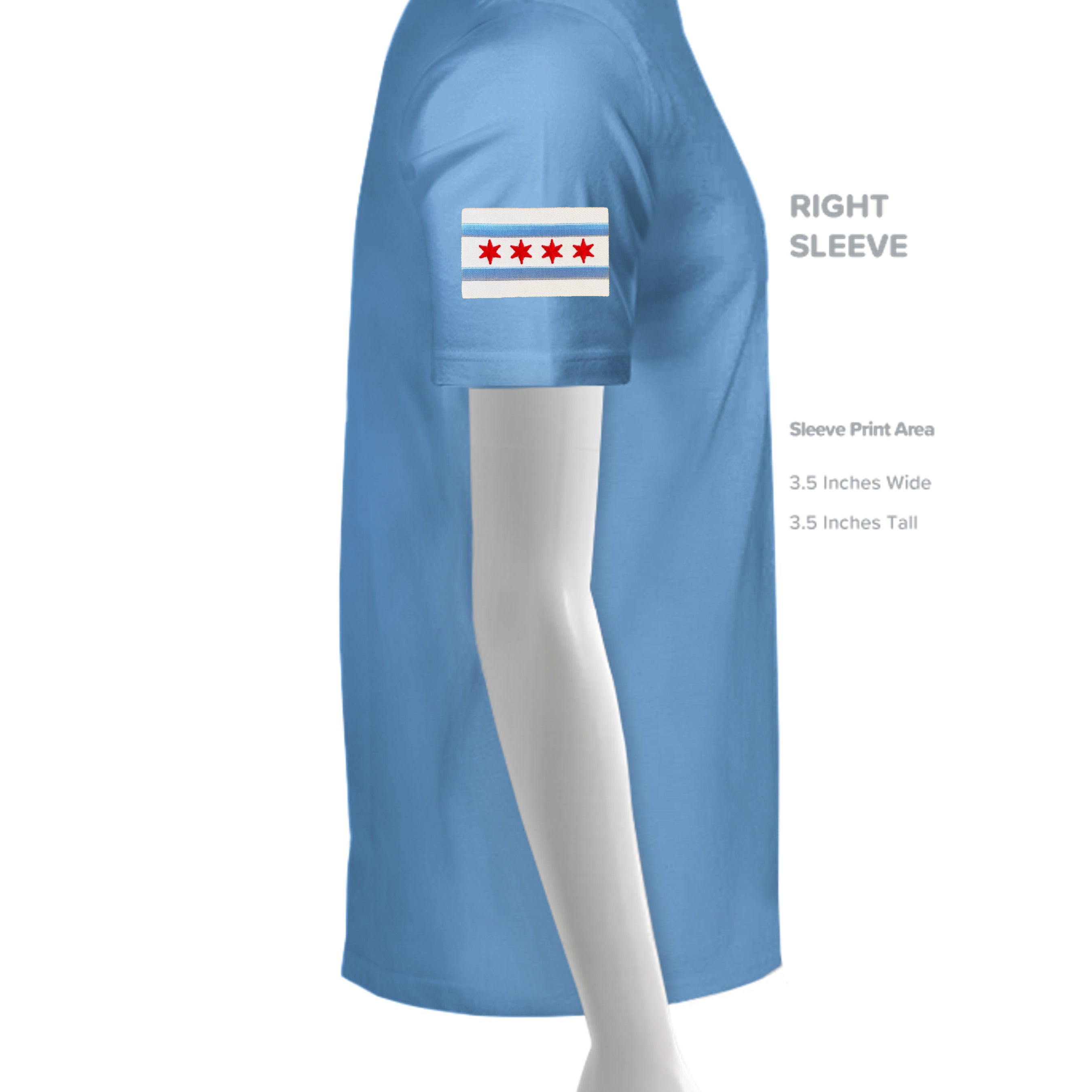 CAROLINA BLUE - G200 - SLEEVE_RIGHT